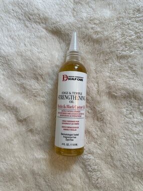 Design Essentials Scalp Care Edge & Temple Strengthening Oil w Biotin, 4oz, NWT